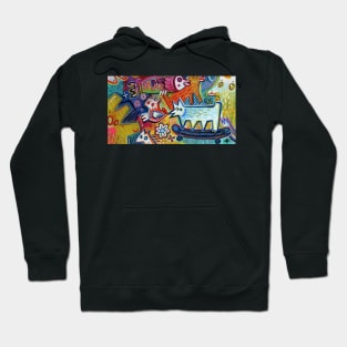 dog skater Hoodie